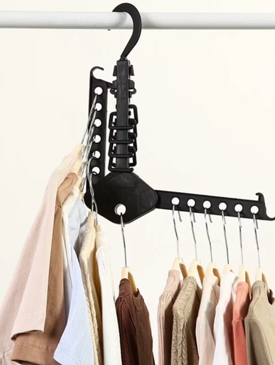 Hook 'n Hang Other - 6 Pack Hook 'n Hang, Multi Use, Space-Saving Closet Hanger. 6 Pack